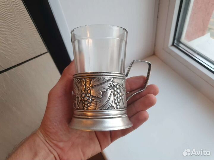 Подстаканник виноград СССР