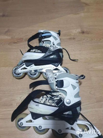 Роликовые коньки детские раздвижные р 30-33