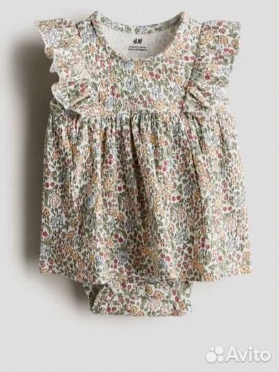 Ромпер/песочник, платье и легинсы H&M 68