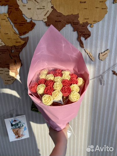 Букет из шоколадных роз