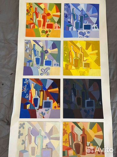 Натюрморты темперой академические и декоративные