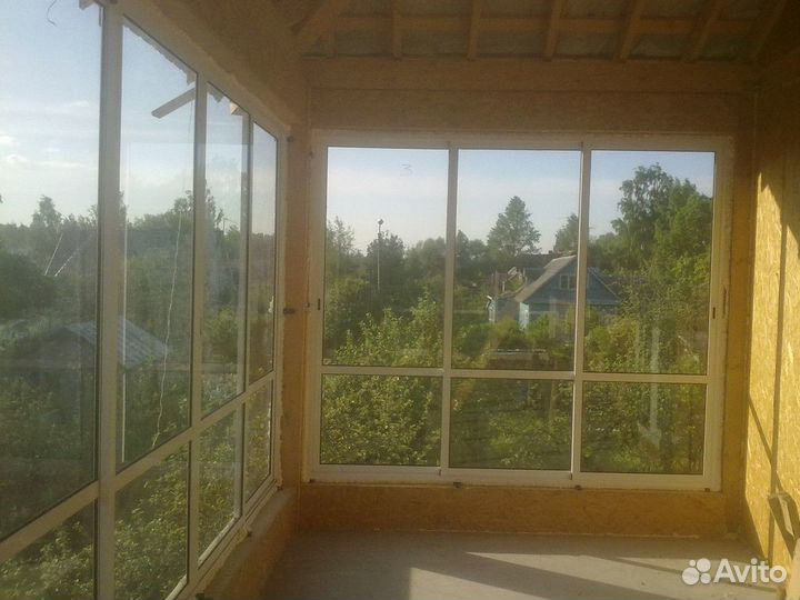 Окна панорамные на веранду 3945*1855