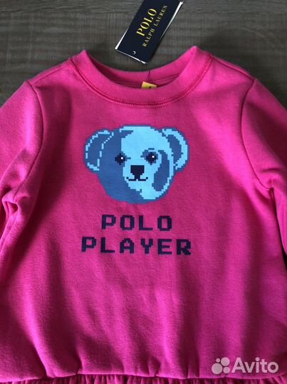 Polo Ralph Lauren Bear новое платье на девочку