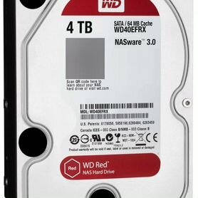 Жесткий диск Western Digital WD Red 4 TB (WD40efrx)