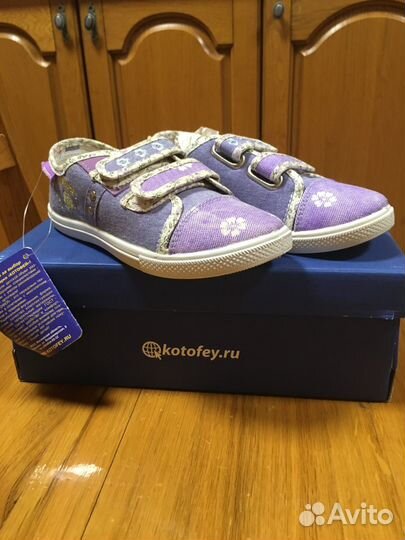 Туфли текстильные для девочки Котофей