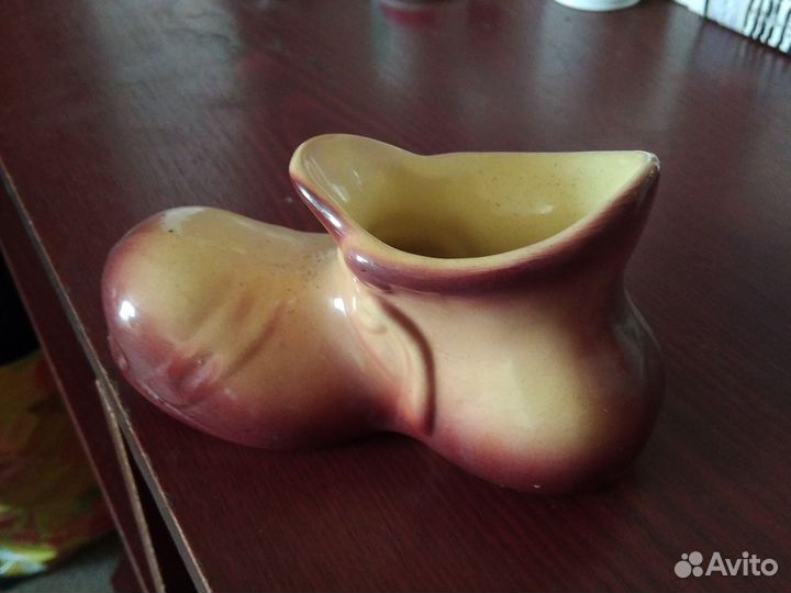 Подсвечник,поднос, пепельница башмак