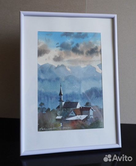 Акварельный пейзаж