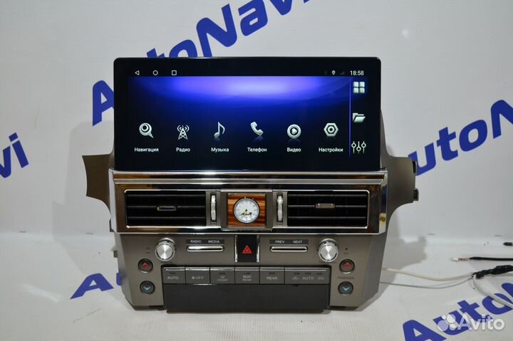 Android магнитола для Lexus GX460 2010-21 6/128GB