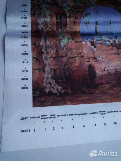 Основа, Заготовка для вышивания бисером