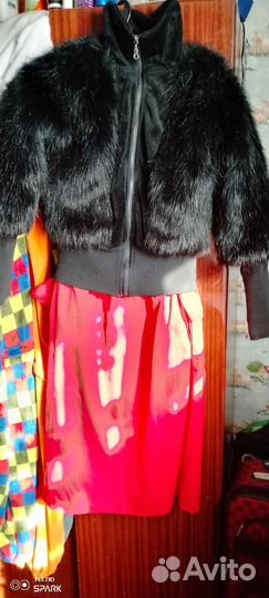 Куртка из искусственного меха 44 размер