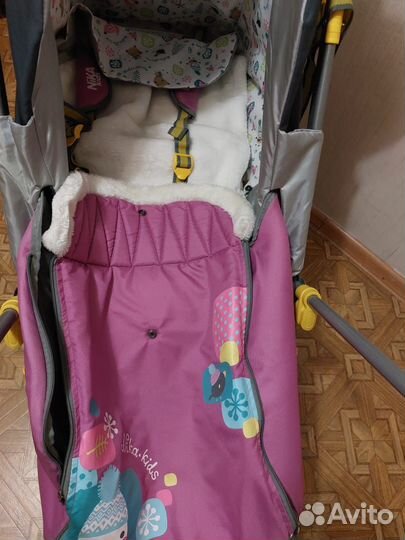 Детские санки-коляска