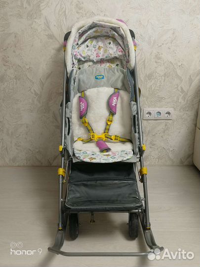 Детские санки коляска Ника