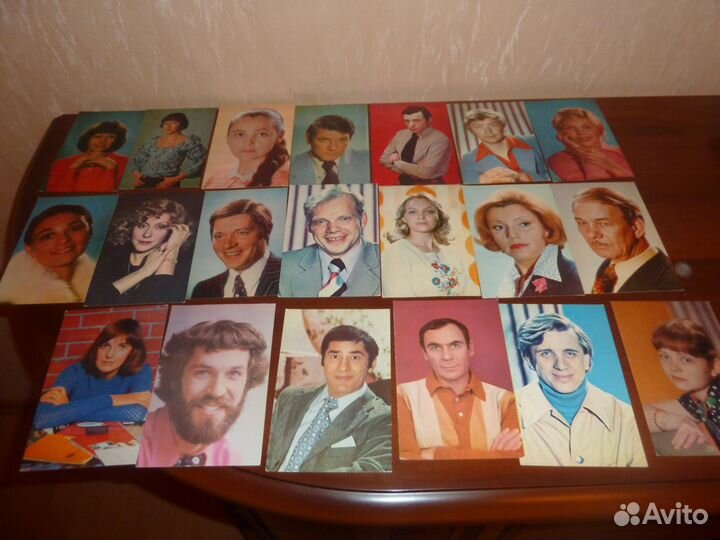 Советские актеры. Открытки