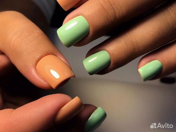 Маникюр гель лак