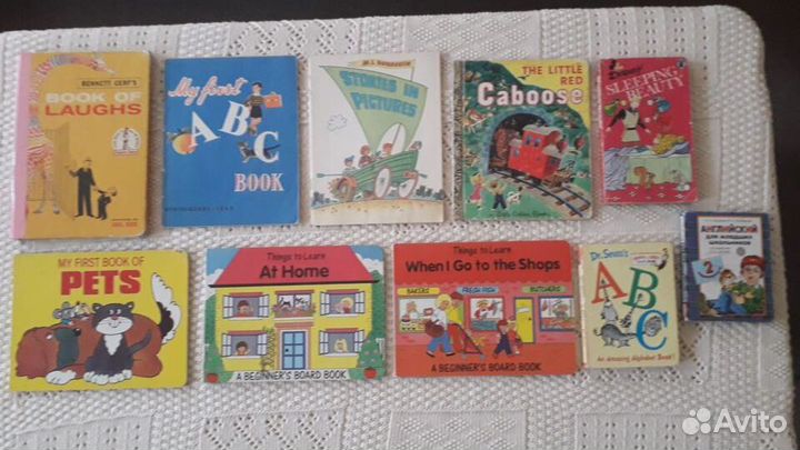 Картонные книжки-картинки на англ. языке СССР