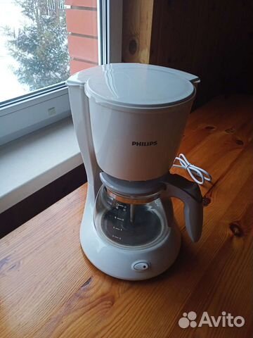 Кофеварка капельная Philips HD7447 белый