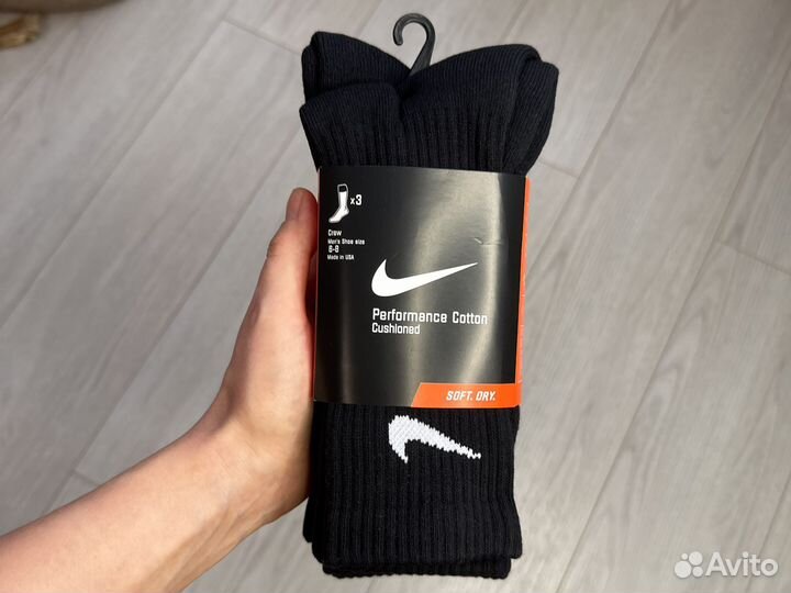 Носки Nikе performance cotton высокие