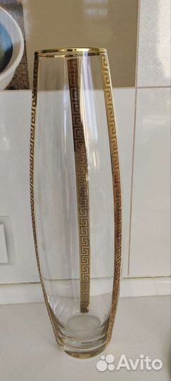 Стеклянная ваза в стиле Гуччи