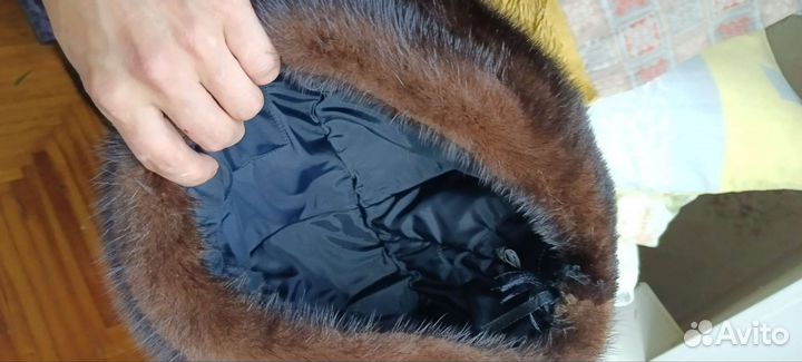 Шапка норковая женская