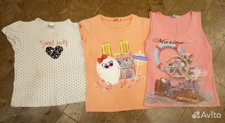 Водолазки и туники на девочку, разм 110-128