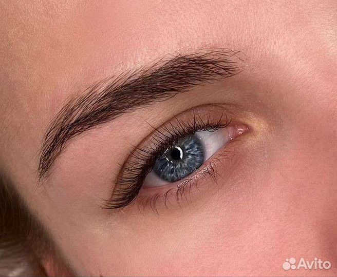 Наращивание ресниц, ламинирование ресниц и бровей