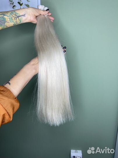 Волосы для наращивания блонд