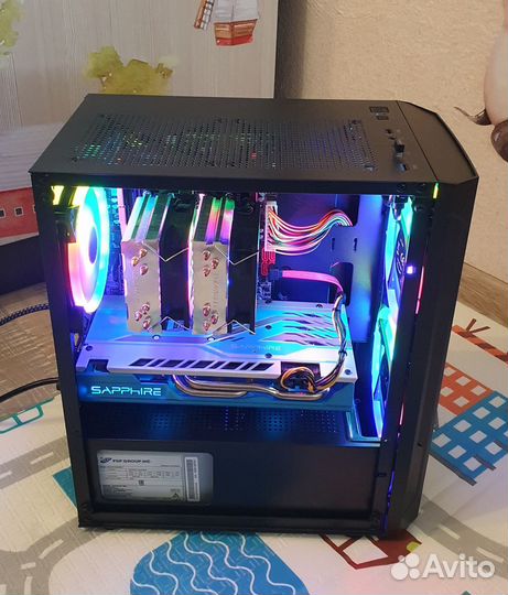 Игровой компьютер Xeon E5 2640 v3 + RX 590 8gb