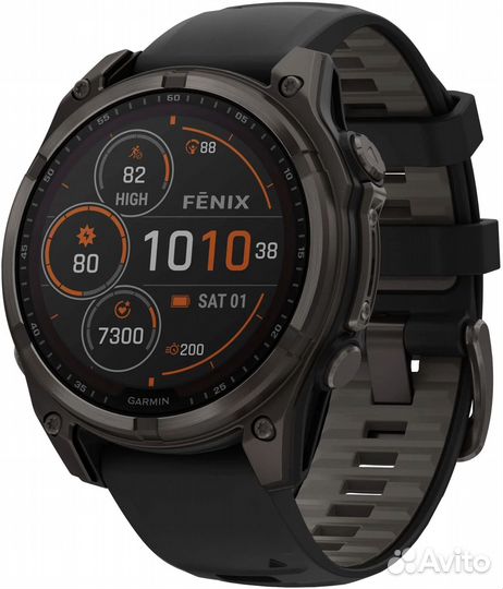 Garmin Fenix 8 47mm Solar Sapphire Carbon Gray DLC