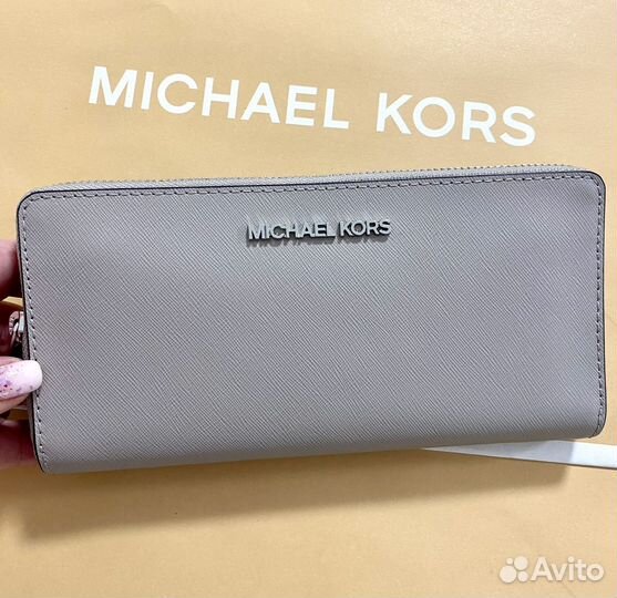 Кошелек Michael Kors 20.5x10 нат кожа Сафьяно