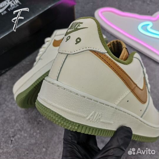 Кроссовки Nike Air Force 1 Low Green Brown