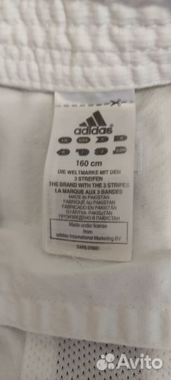 Кимоно adidas 160-170для каратэ