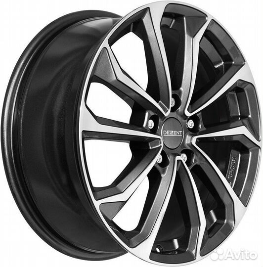 R15 Dezent KS black polished для VW Polo Sedan