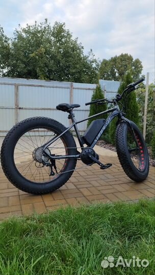 Электро фэтбайк(кареточный мотор 1 кВт)