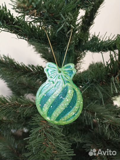 Елочные игрушки, ручная работа