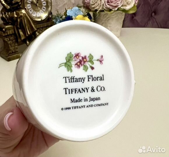 Чайная кофейная пара Tiffany&Co винтаж оригинал