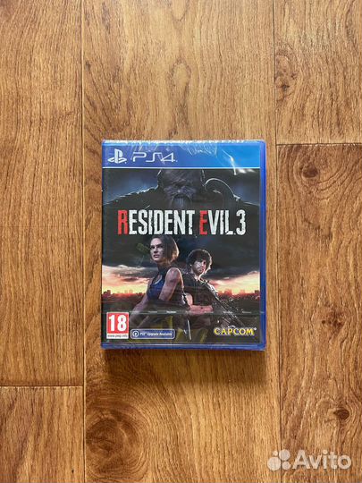 Resident Evil 3 для Sony ps4. Диск новый в пленке