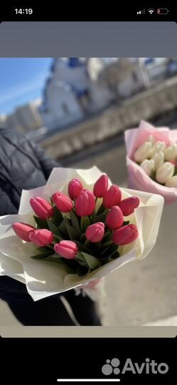 Букет из тюльпанов