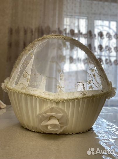 Корзинка для подарков на свадьбу