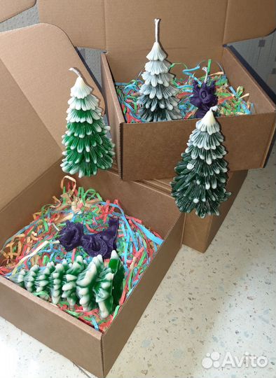 Свечи.Новогодний набор