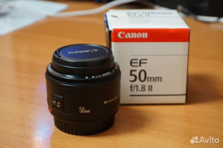 Объектив Canon ef 50mm f 1.8 ii
