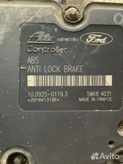 Блок абс форд фокус 1