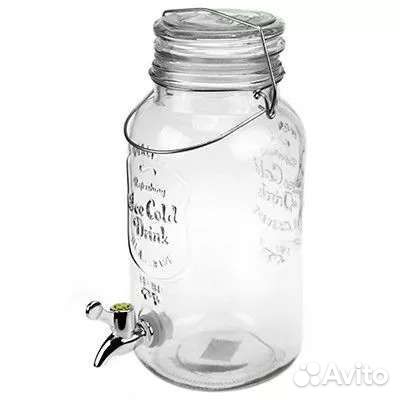 Банка с краном (лимонадник)