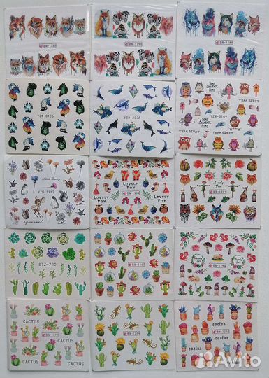 Наклейки для ногтей