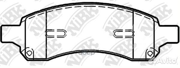 Колодки пер. chevrolet trail blazer 06 PN0517