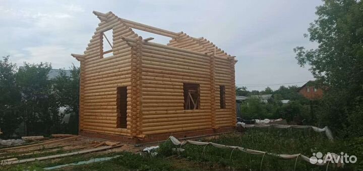 Сборка срубов, кровельные работы,отделка