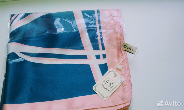 Новые шарфики, платки шёлк 8 штук