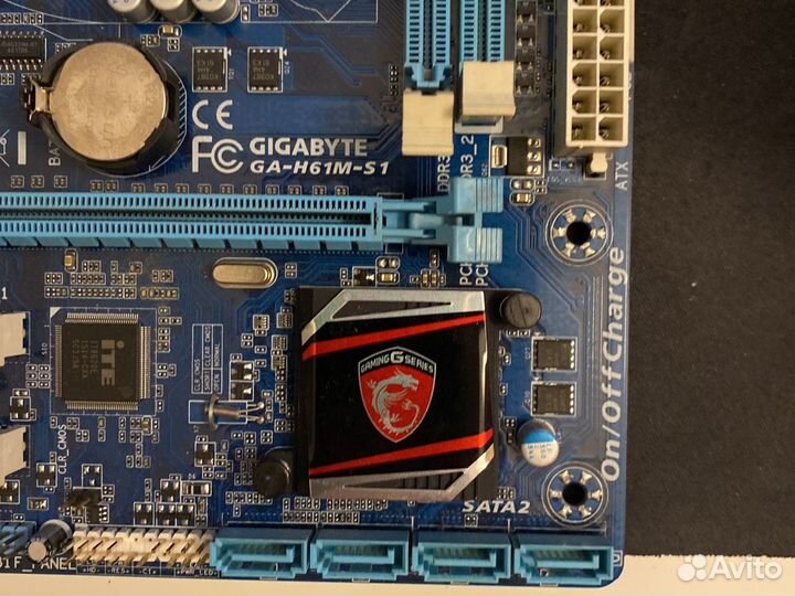 Материнская плата LG 1155 GA-h61m-s1