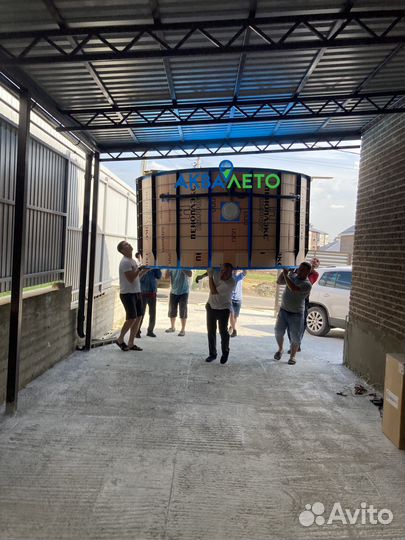 Бассейн из полипропилена круглый