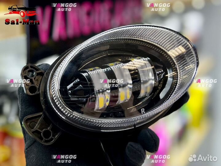 Птф LED мерседес (овал) 50ватт 