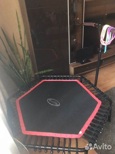 Батут для фитнеса с ручкой